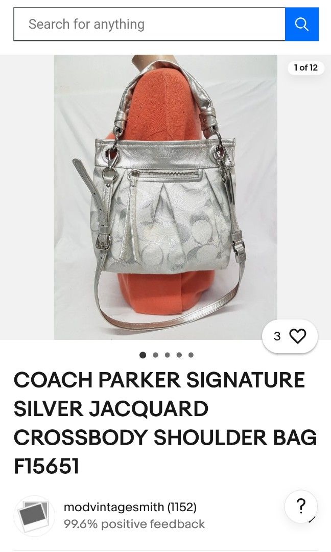 Kili | Shoulder COACH PARKER (Category: Luxury Bags & Wallets) located in Caloocan City. Submitted by wlbags (Listing ID 1332997718, Image 2). Description: .