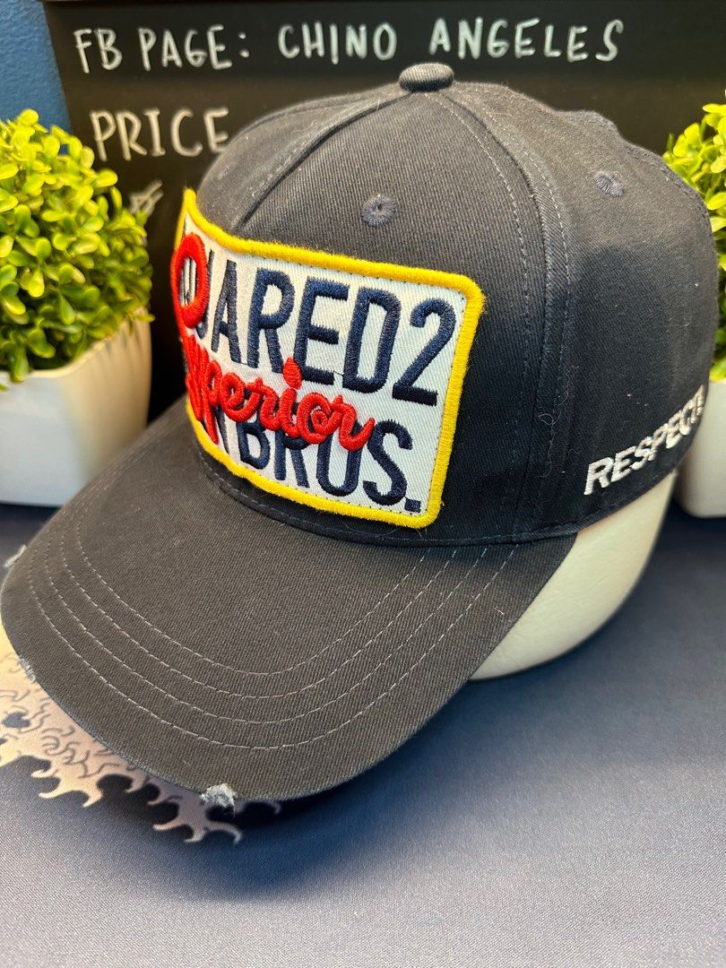 DSquared2 Superior Caden Bros Cap Men s Fashion Watches Accessories Caps Hats on Carousell