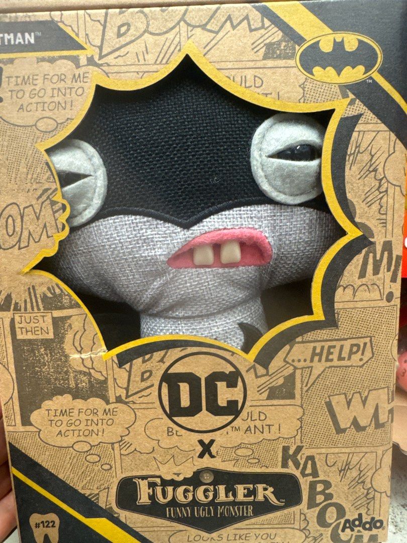 Fuggler (Category: Toy Figures) located in Singapore. Submitted by decca2020 (Listing ID 1333029430, Image 4). Description: Brand new, have superman, Batman and Harley Quinn also.