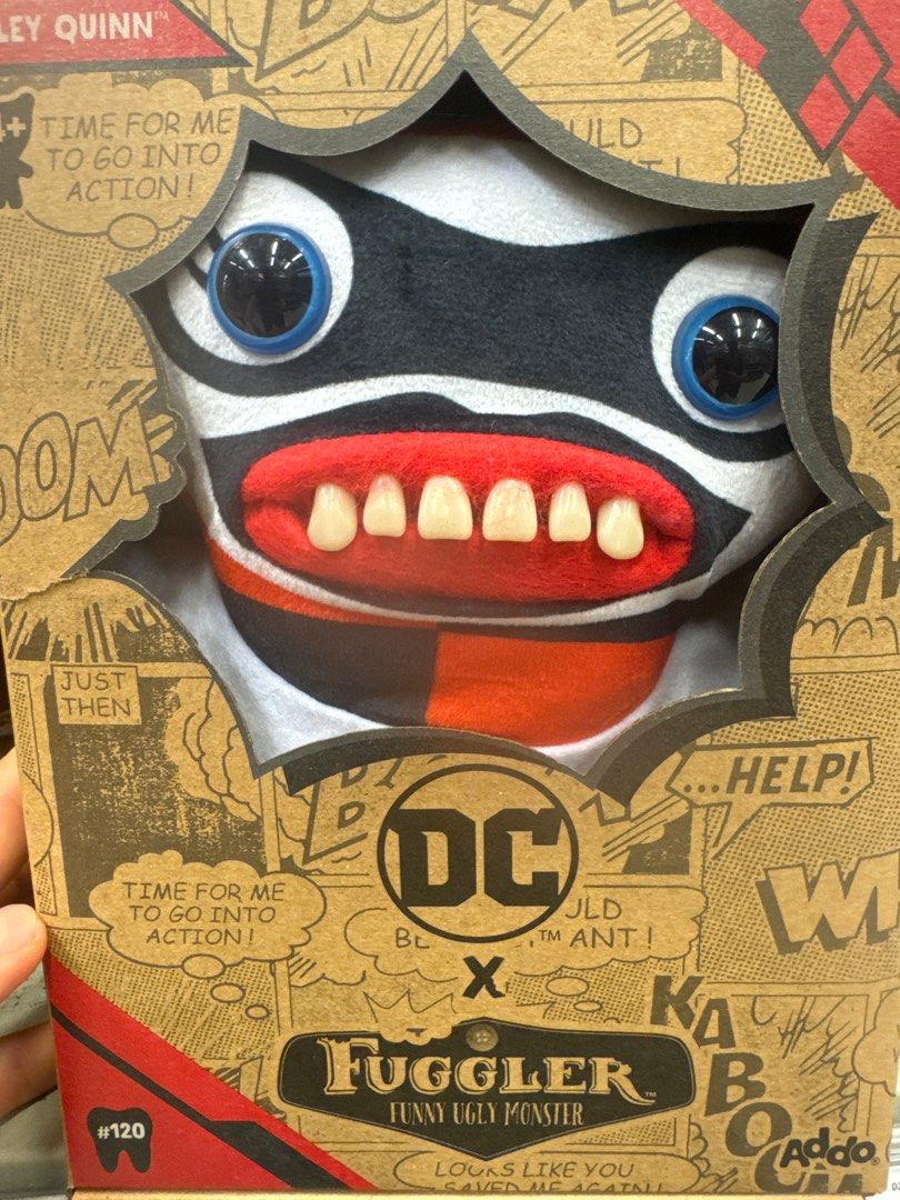 Fuggler (Category: Toy Figures) located in Singapore. Submitted by decca2020 (Listing ID 1333029430, Image 3). Description: Brand new, have superman, Batman and Harley Quinn also.
