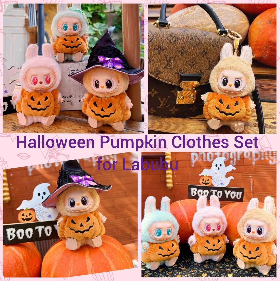 LABUBU × PRONOUNCE &amp; ハロウィン Pumpkin 2個セット il_fullxfull.6984286790_a4tm.jpg