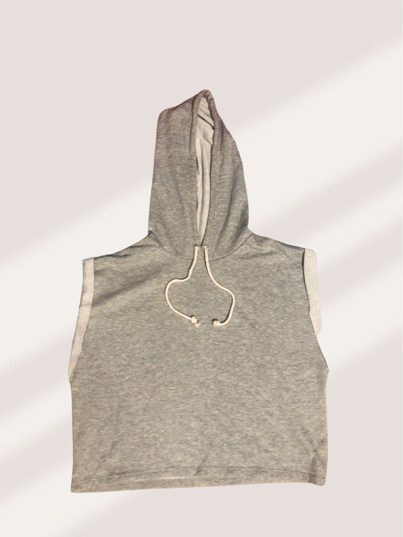 H&m sleeveless hoodie store