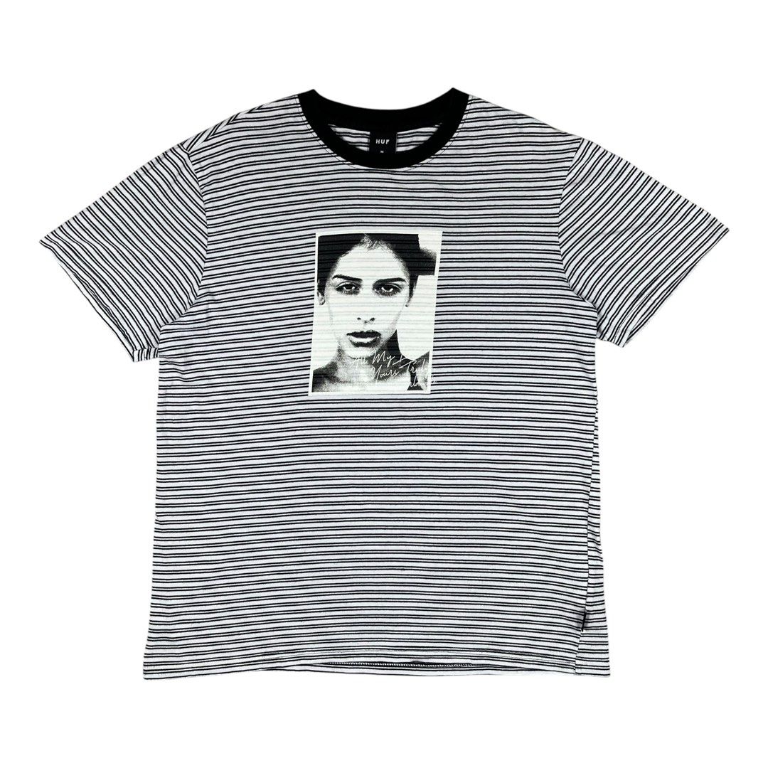 Huf Molly Striped S S Tee Men s Fashion Tops Sets Tshirts Polo Shirts on Carousell