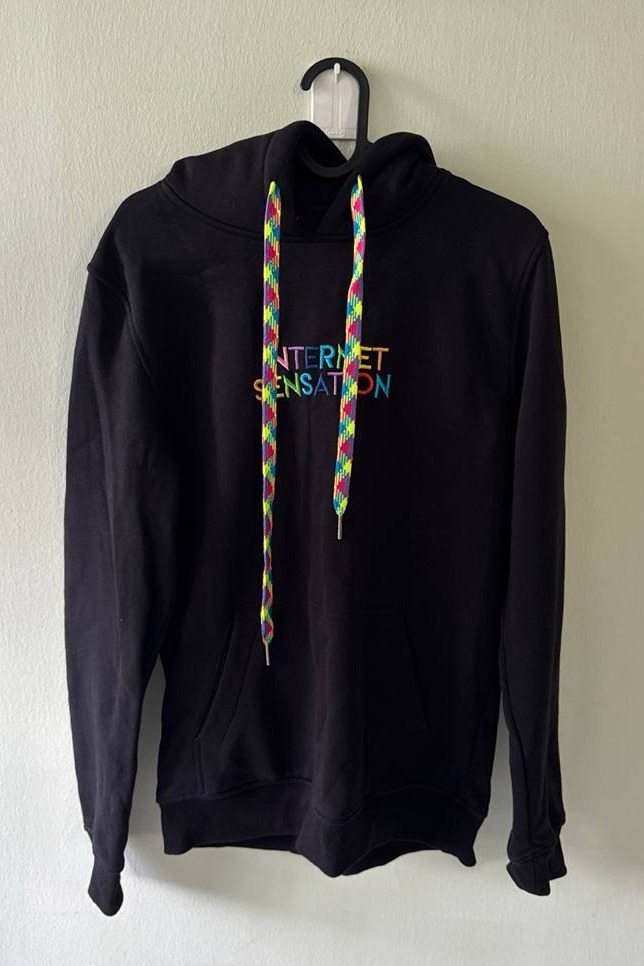 Internet sensation rainbow embroidered hoodie shop