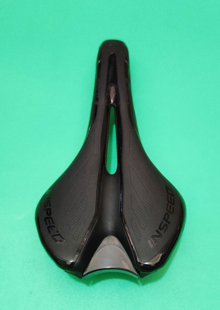 INSPEED Bike Saddle Flat with Hole for MTB Road Universal Bicycle Sports Equipment Bicycles Parts Bicycles on Carousell