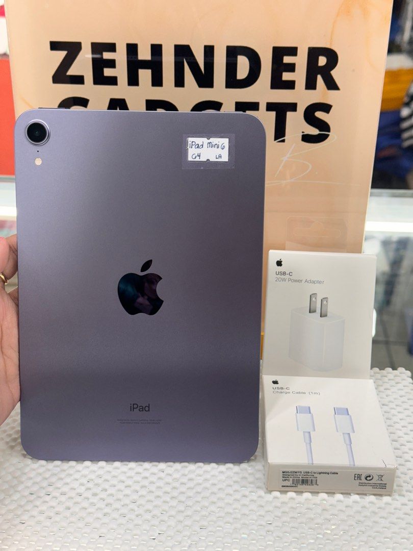 iPad Mini 6 64GB WIFI (SLIGHTLY USED) (Category: iPad) located in San Juan City. Submitted by desireebayal96 (Listing ID 1333097245, Image 1). Description: iPad Mini 6 (PURPLE) * 64GB * WIFI ONLY * NTC APPROVED * 100% SMOOTH * NO SCRATCH * NO DENTS * NO ISSUE * NO HISTORY OF REPAIR * NO ICLOUD ISSUE * WORKING TRUETONE & FINGERPRINT * WITH 20W SET CHARGER OPEN FOR COD SAME DAY DELIVERY PLUS SHIPPING FEE MESSAGE ME DIRECTLY FOR MORE INFO Store loca