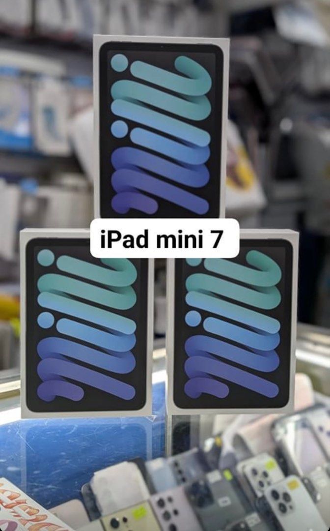 Ipad mini 7 128gb wifi (Category: iPad) located in Pasig City. Submitted by melissaomb01623 (Listing ID 1332981584, Image 1). Description: Ipad mini 7 128gb wifi Brand new 1 year warranty 📌pick up store in greenhills shopping center 📌we do cod in metro manila and near provinces just add sf only 📌we ship nationwide via LBC 📌we accept swap/trade in 📌we accept credit card installment 📌we accept ggives 📌for fast transaction make a call 0915130