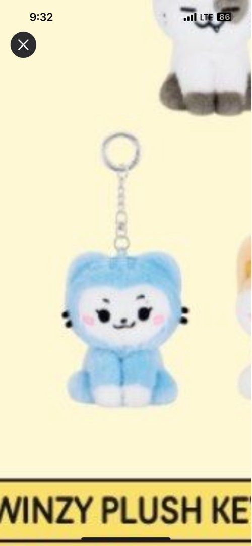 ITZY TWINZY リュジン KEYRING キーリング RyuJJi TWINZY PHOTO BADGE HOLDER - RyuJJi / ITZY『JYP JAPAN POPUP