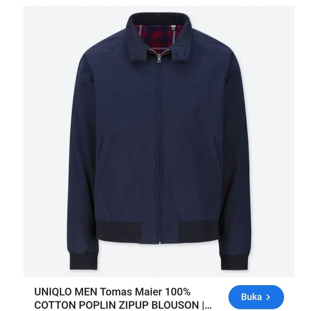 Uniqlo harrington jacket new arrivals