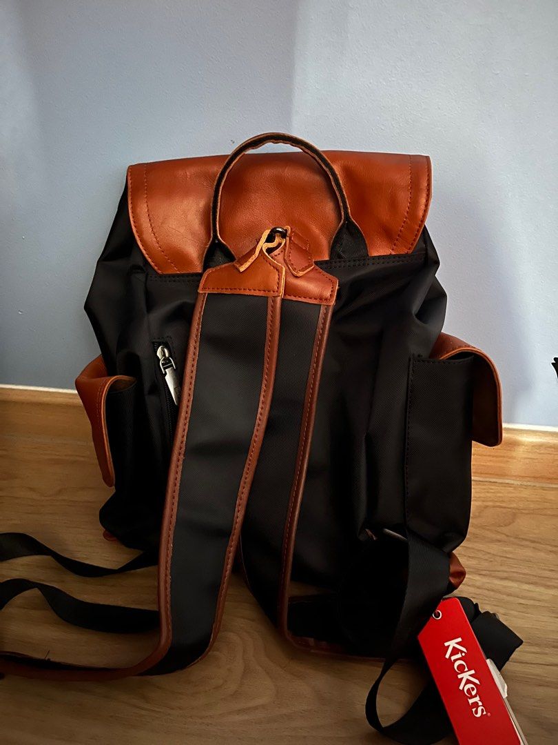 Kickers leather backpack online