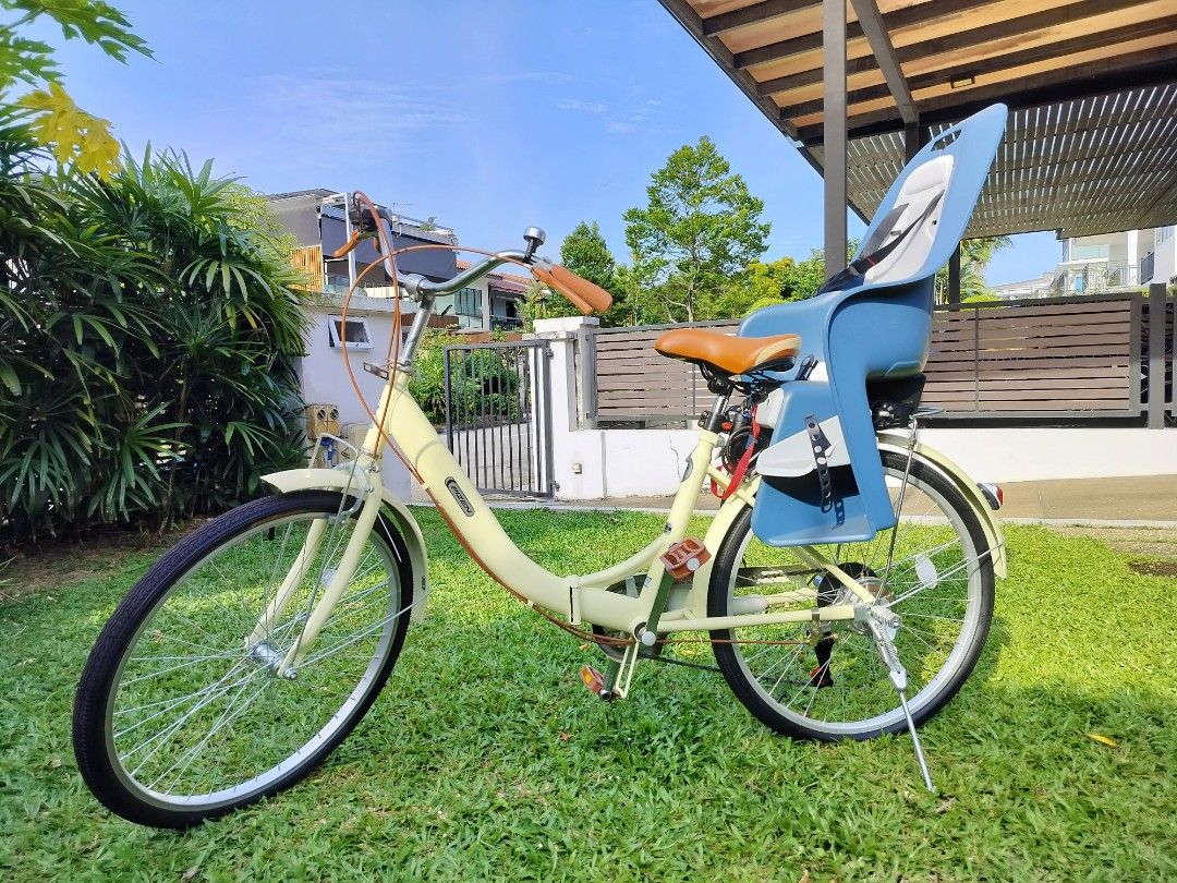 Ladies City Bike with Child Seat Sports Equipment Bicycles Parts Bicycles on Carousell