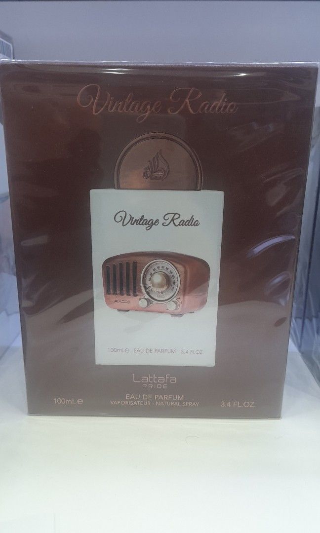 Lattafa Vintage Radio EDP 100ml, Beauty & Personal Care, Fragrance