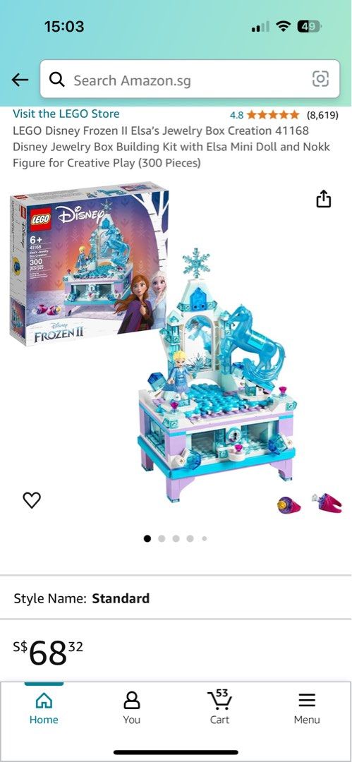 Lego Frozen 41168 Hobbies Toys Toys Games on Carousell
