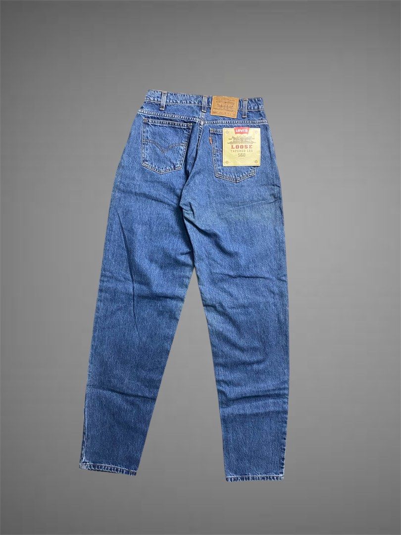 Levi s 560 Orange Tab Dead Stock Loose Fit Tapered Denim Pants Size 30x36 Men s Fashion Bottoms Jeans on Carousell