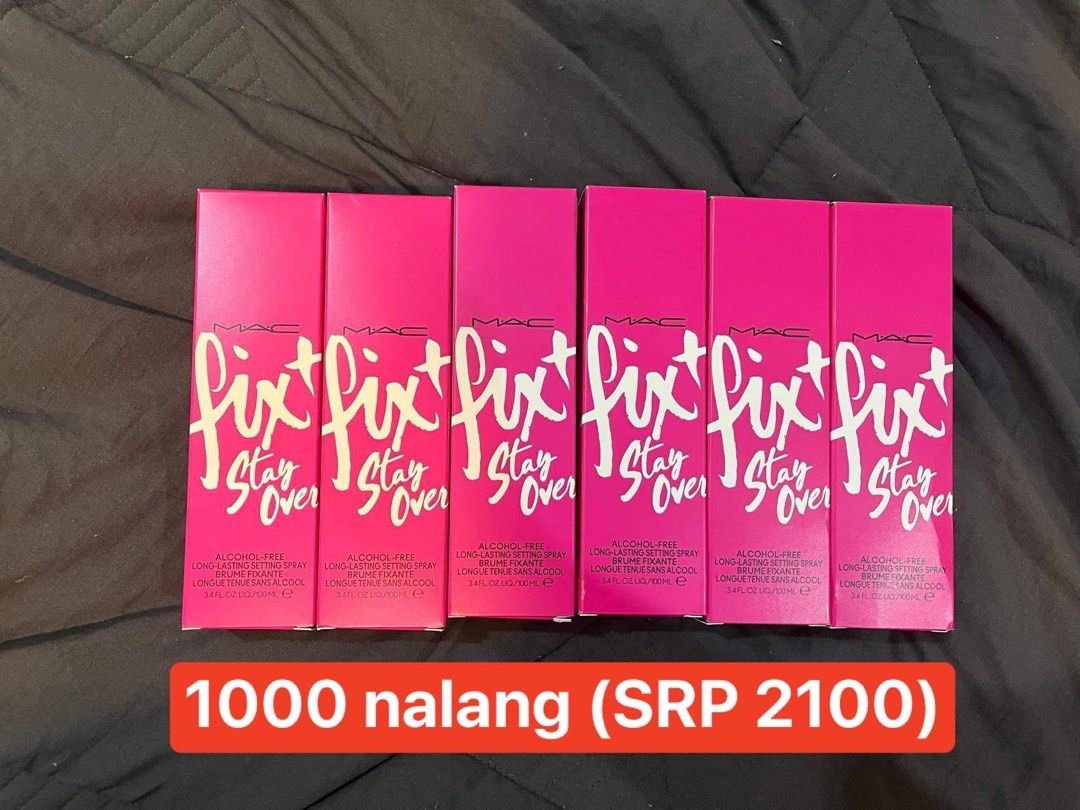 MAC FIX+ STAYOVER (Category: Makeup) located in Manila. Submitted by ammakeup (Listing ID 1333101748, Image 1). Description: SRP IS 2100 selling for 1000 Offer your price..