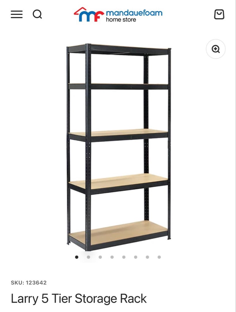 Storage Rack With Foam Mandaue Foam 5 Tier Storage Rack, Furniture & Home Living, Furniture ...