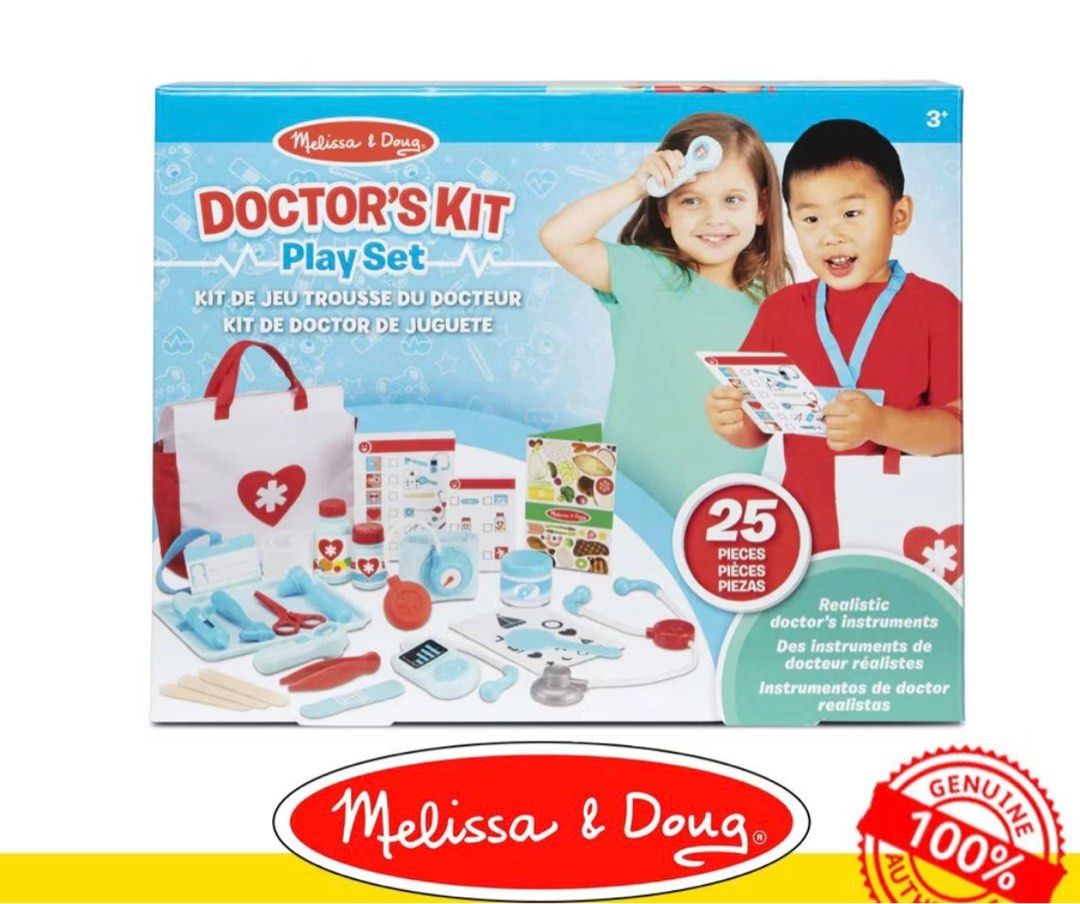 Melissa Doug get well doctor s kit playset Hobbies Toys Toys Games on Carousell