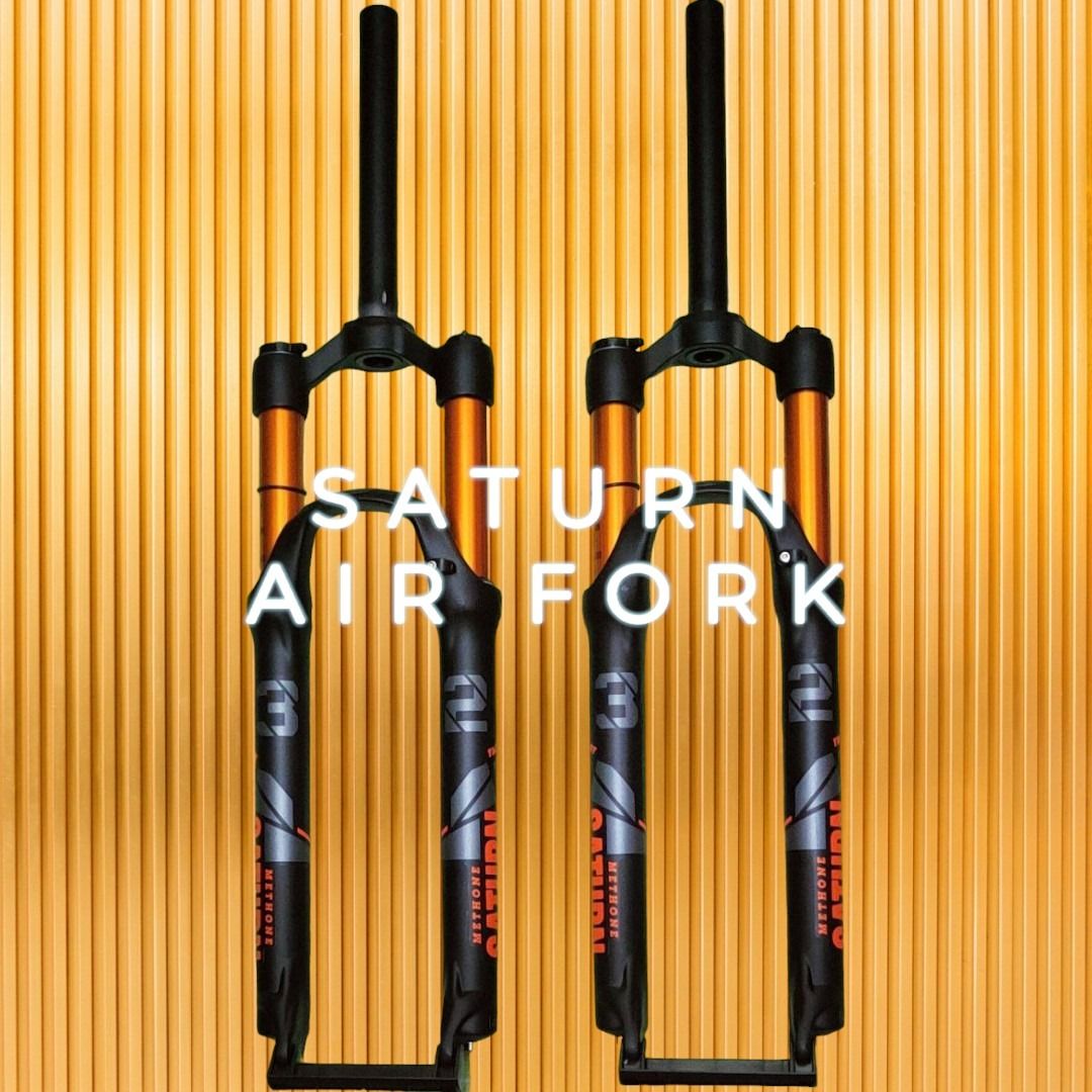 METHONE SATURN Bike Fork for MTB Mountain Bike Size 27.5 Air Fork Alloy Quick Release Sports Equipment Bicycles Parts Bicycles on Carousell