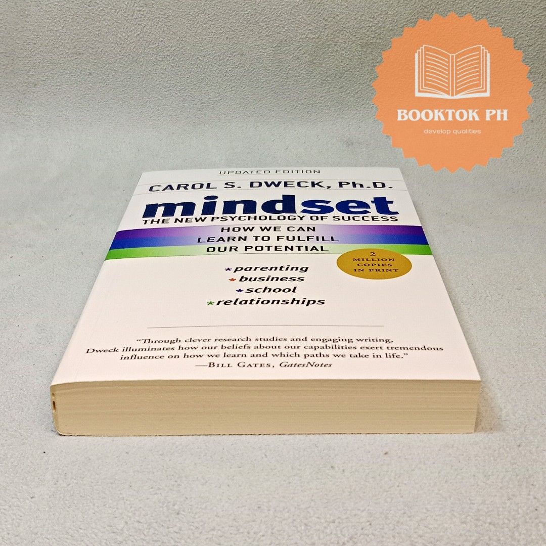 Mindset by Carol S. Dweck (Paperback) - BOOKTOK PH (Category: Storybooks) located in Manila. Submitted by booktok_ph (Listing ID 1333128161, Image 3). Description: Mindset (Paperback) — PHP250.00 - New - Free Bookmark 📍Marikina City COD Nationwide! - Pick-up - Lalamove/Grab/MoveIt - J&T or LBC Express #BooktokPh #Books #Selfhelp #Nonfiction #Mindset #Psychology.