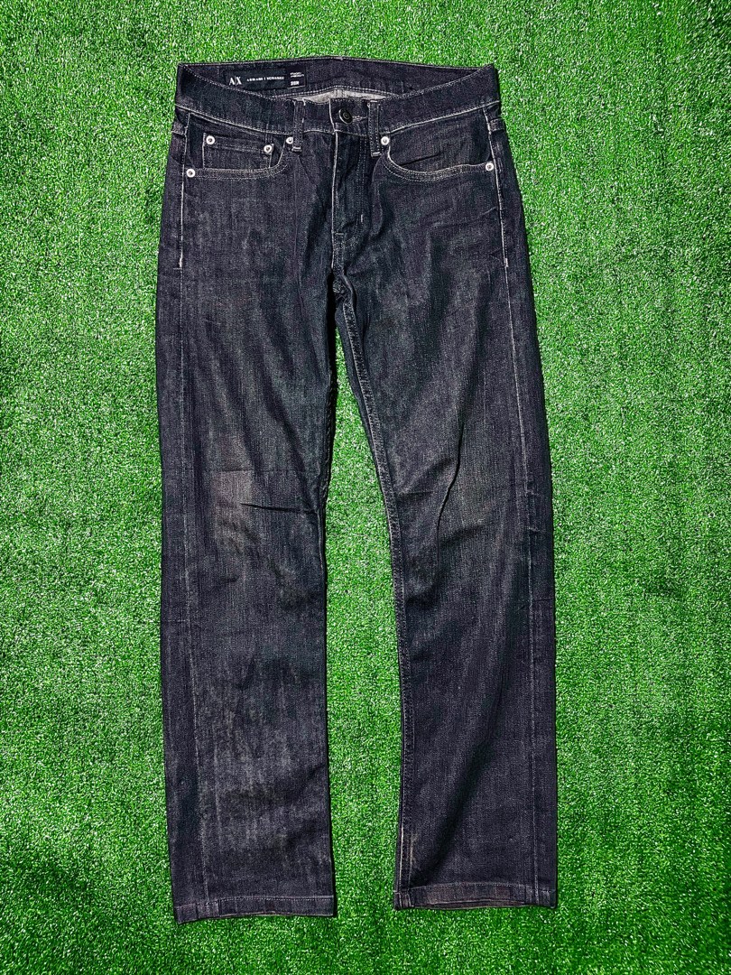 Mine 499 FREESHIPPING Armani exchange jeans Size 30 31 waist fit 38 inches length 7 inches opening Condition As new no issue super ganda nito boss madam Luxury Apparel on Carousell