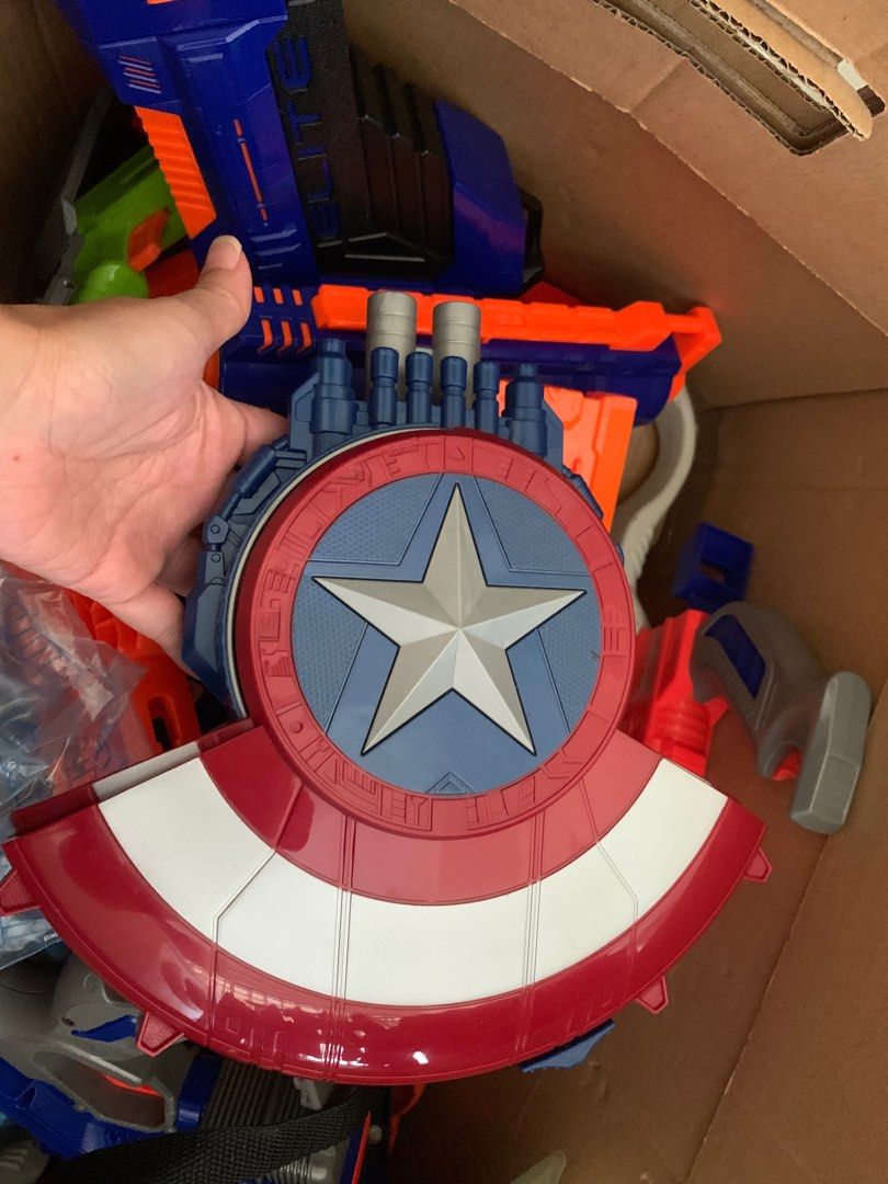 Nerf (Category: Action & Battle Toys) located in Singapore. Submitted by peaceet (Listing ID 1332995612, Image 9). Description: Nerf bullet collector is new, probably used once. Nerf guns r used, many many more… have not taken photos 😅.
