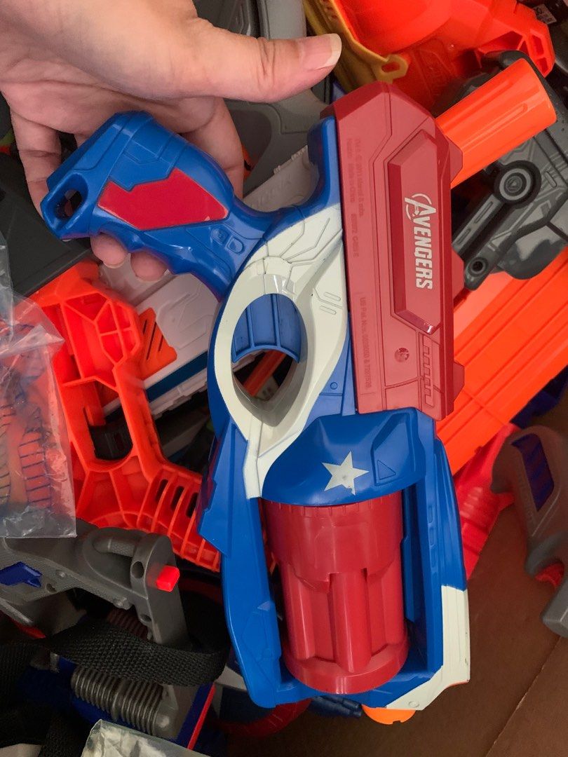 Nerf (Category: Action & Battle Toys) located in Singapore. Submitted by peaceet (Listing ID 1332995612, Image 6). Description: Nerf bullet collector is new, probably used once. Nerf guns r used, many many more… have not taken photos 😅.