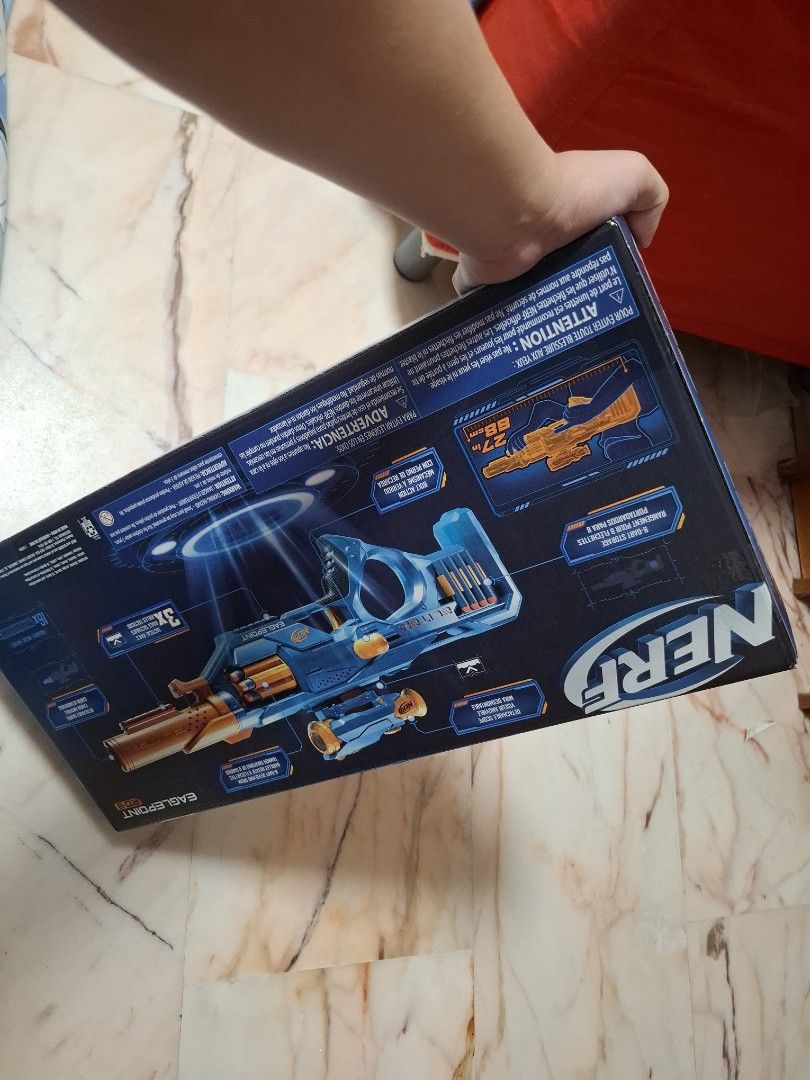 Nerf EAGLE POINT (Category: Action & Battle Toys) located in Singapore. Submitted by ians_shelfs (Listing ID 1333100157, Image 2). Description: brand new and still in box will take cash only and meet up preferbly on weekends,NO REFUNDS.
