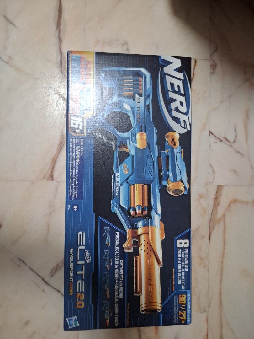 Nerf EAGLE POINT (Category: Action & Battle Toys) located in Singapore. Submitted by ians_shelfs (Listing ID 1333100157, Image 1). Description: brand new and still in box will take cash only and meet up preferbly on weekends,NO REFUNDS.
