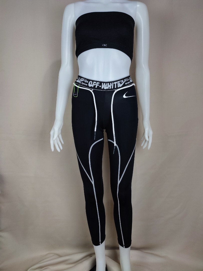 NIKE X OFF WHITE RUNNING TIGHTS Women s Fashion Activewear on Carousell