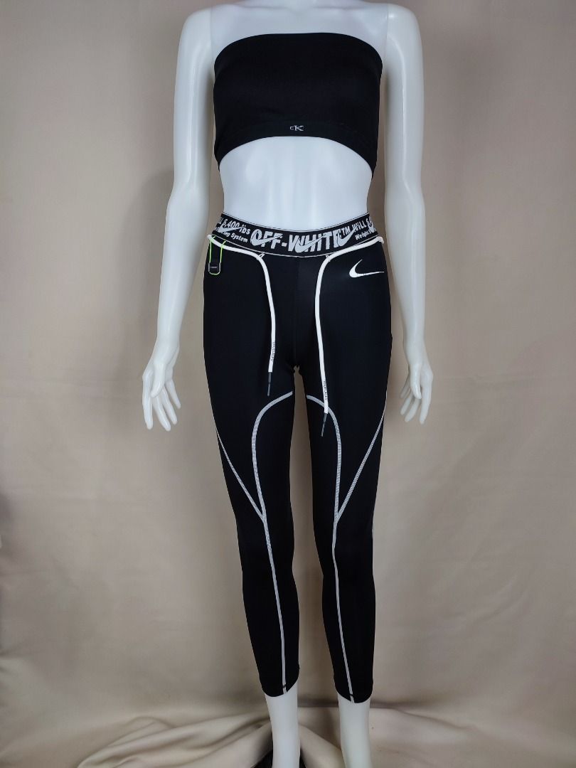 NIKE X OFF WHITE RUNNING TIGHTS Women s Fashion Activewear on Carousell