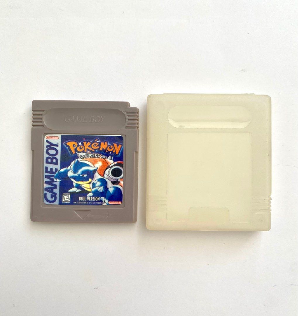Nintendo Game Boy Gameboy Cartridge Pokémon Blue Version Red Version ...
