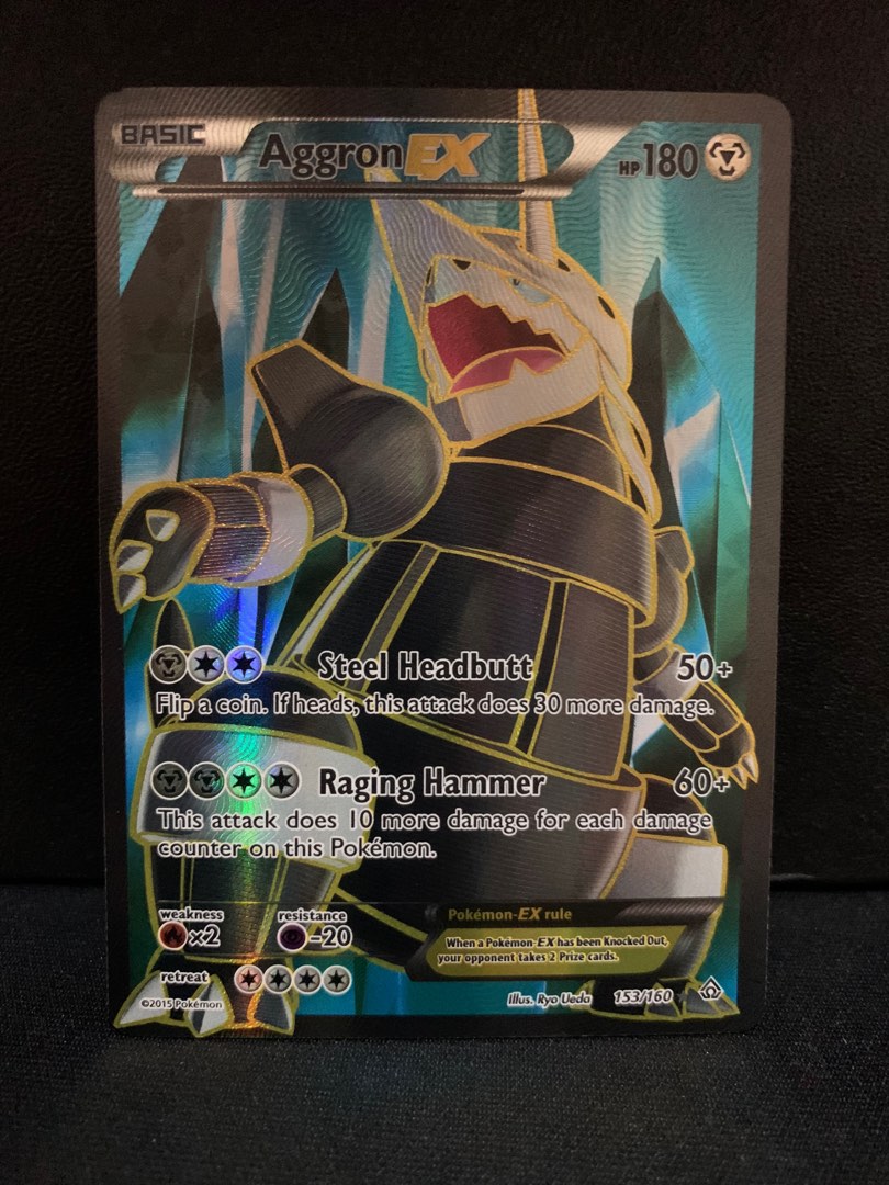 Pokemon Card Aggron EX, Hobbies & Toys, Toys & Games on Carousell