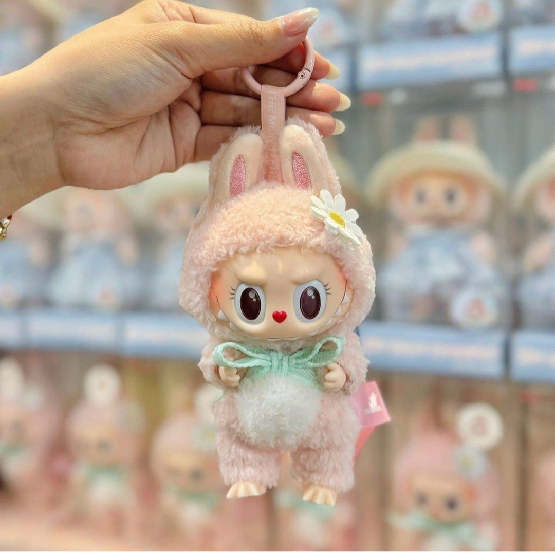 中国限定popland mokoko labubu保温ボトル　ピンク 中国限定popland mokoko labubu保温ボトル ピンク Popmart