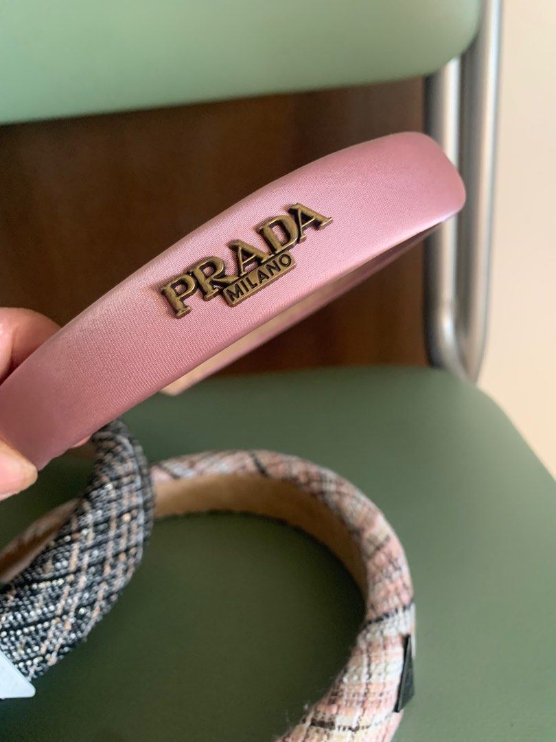 Prada Headbands / hair accesssories (Category: Other Accessories) located in Paranaque City. Submitted by french21closet (Listing ID 1333010281, Image 3). Description: Prada Headbands / hair accessories Bundle of 3 (fashion) “Please expect sign of usage and manage your expectations” For serious takers only .