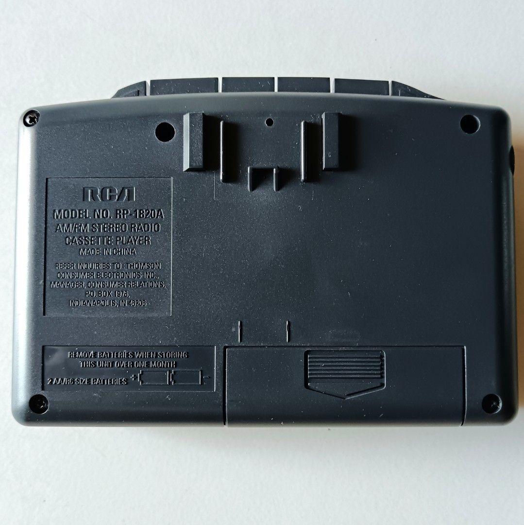 [PRELOVED] VINTAGE RCA Portable AM / FM Stereo Radio Cassette Player ...