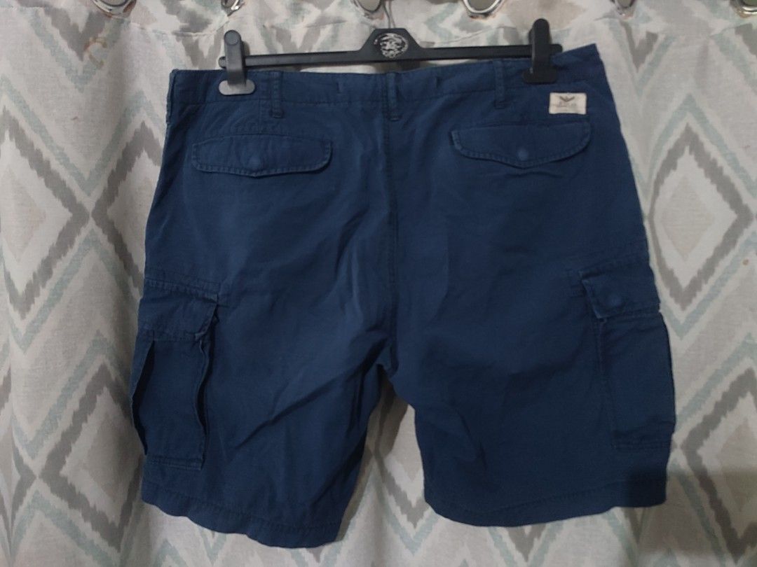 Ralph Lauren Cargo Shorts Navy Blue Men s Fashion Bottoms Shorts on Carousell