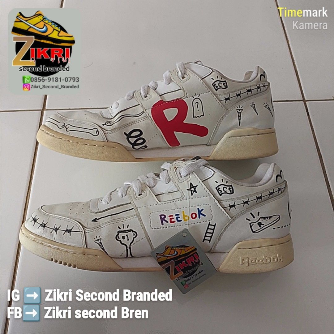 Reebok Trouble Andrew Clasick Workout Fesyen Pria Sepatu Sneakers di Carousell