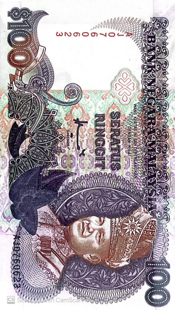 RINGGIT 100 (Category: Currency) located in Singapore. Submitted by ky.jun (Listing ID 1333121106, Image 1). Description: Like new ! Hurry up .
