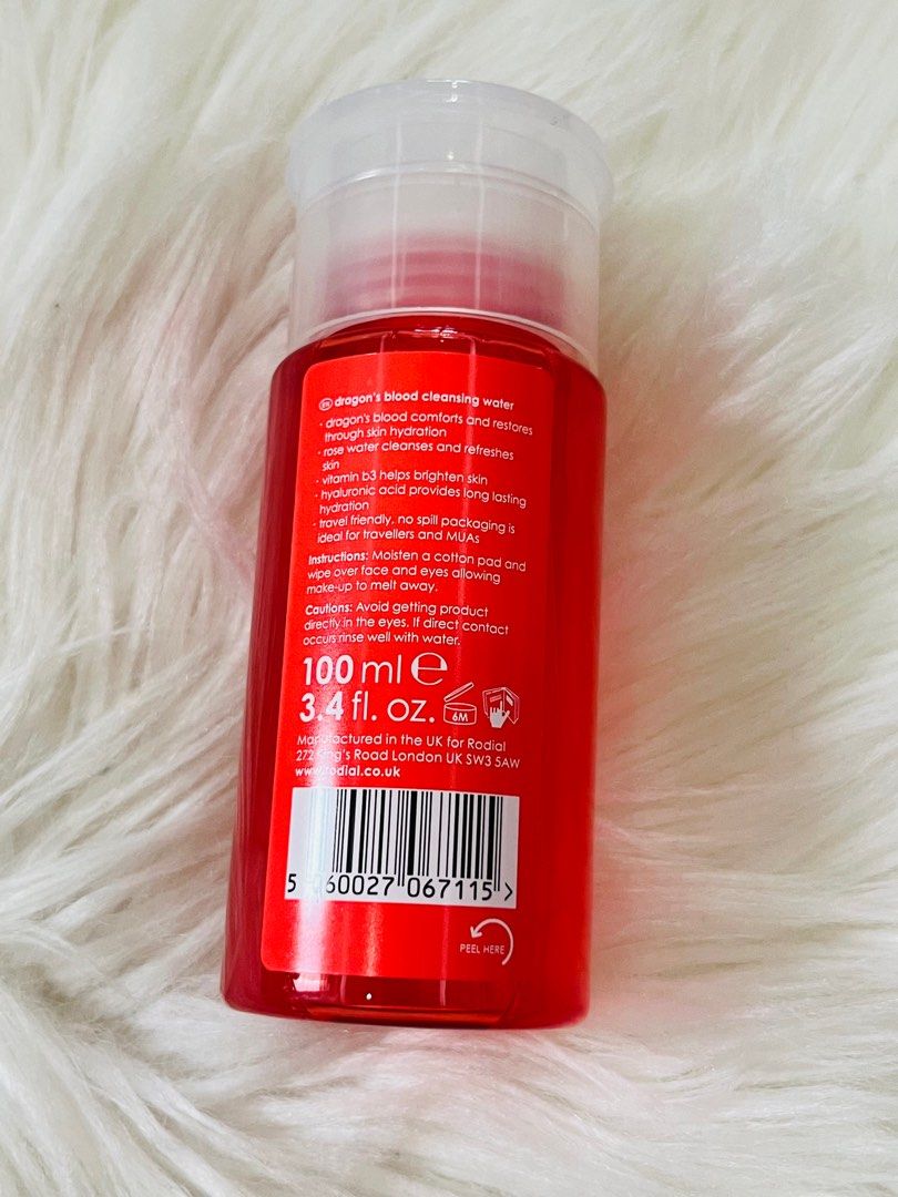 RODIAL DRAGON’S CLEANSING WATER (Category: Face Care) located in San Juan City. Submitted by cashfrancefashioncosmetics_ph (Listing ID 1332974062, Image 3). Description: ‼️RODIAL DRAGON’S CLEANSING WATER 100ML 📌950 NO BOX.