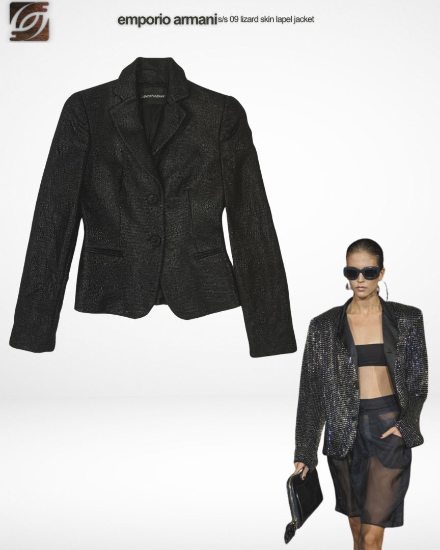 Lizard skin jacket shop