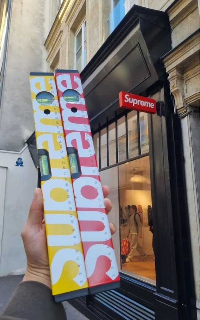 Supreme Meterex Spirit Level Red / Yellow, Furniture & Home Living 