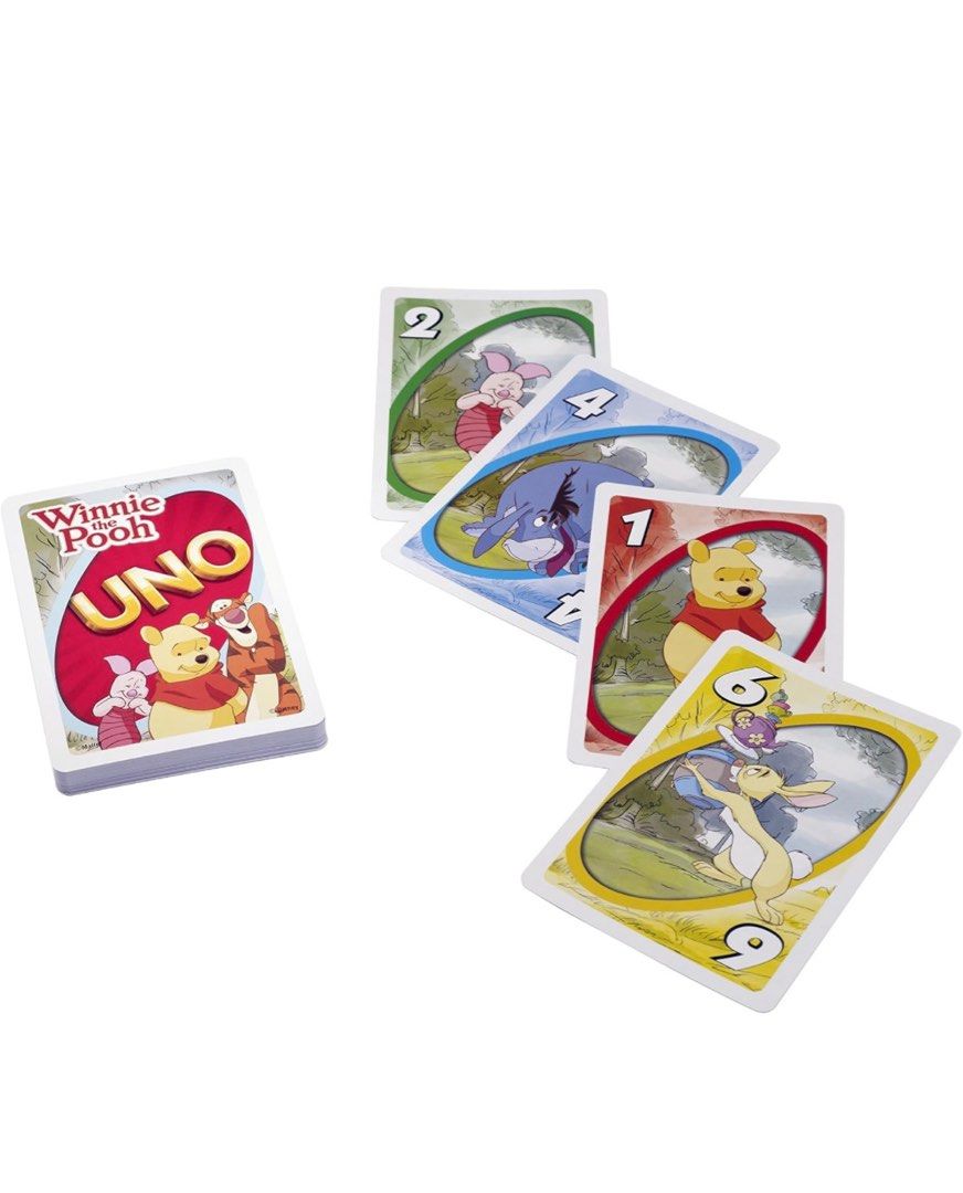 Uno Card Game - Winnie The Pooh Mattel 2001 rare new Uno Card Game - Winnie The Pooh Mattel 2001 rare new
