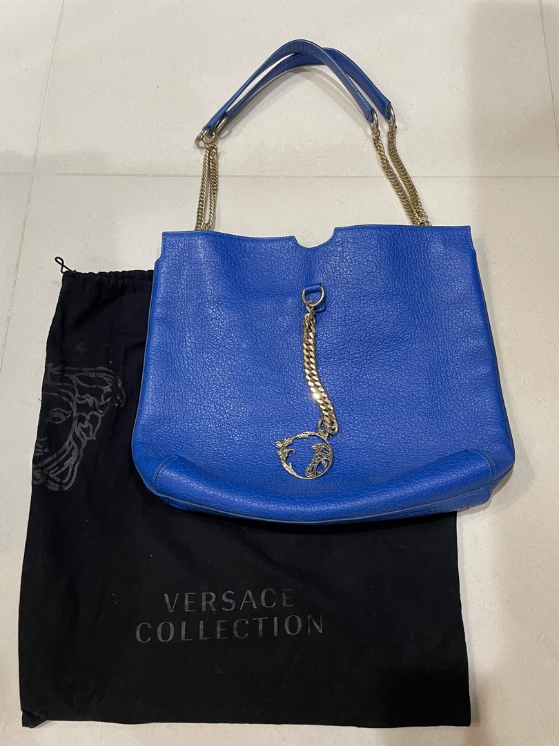 Versace collection blue bag top