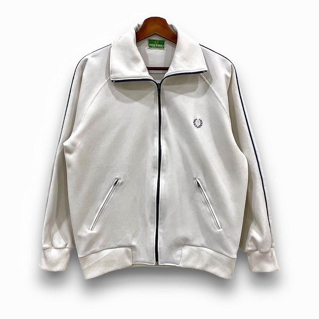 Vintage Fred Perry Track Jacket Men s Fashion Coats Jackets and Outerwear on Carousell