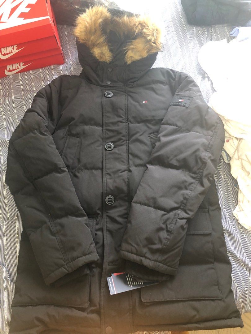 Tommy hilfiger arctic hooded bomber jacket cheap
