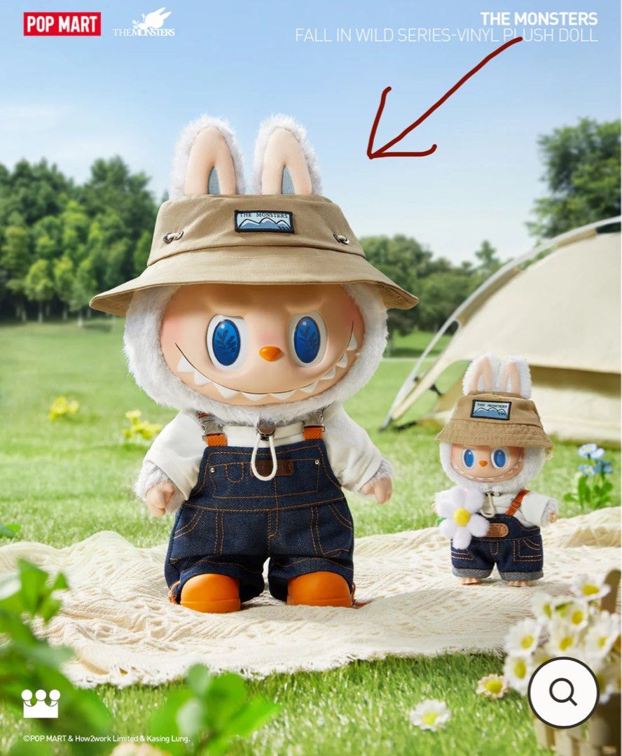 LABUBU FALL IN WILD フィギュア 約30cm POP MART The Monsters Labubu Fall in Wild Vinyl Plush Doll