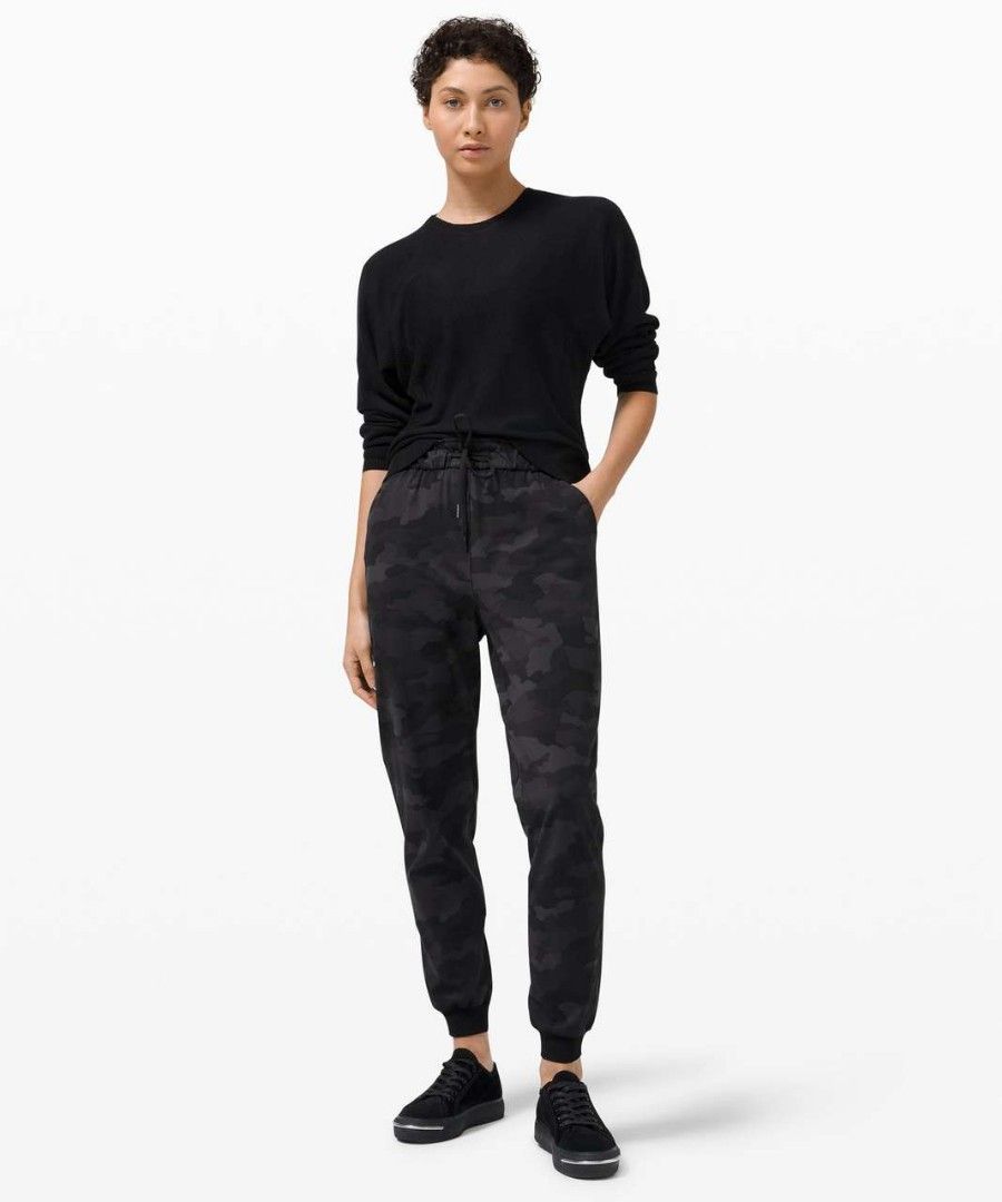 10 Lululemon Stretch High Rise Joggers Heritage 365 Camo Deep Coal Multi Women s Fashion Activewear on Carousell