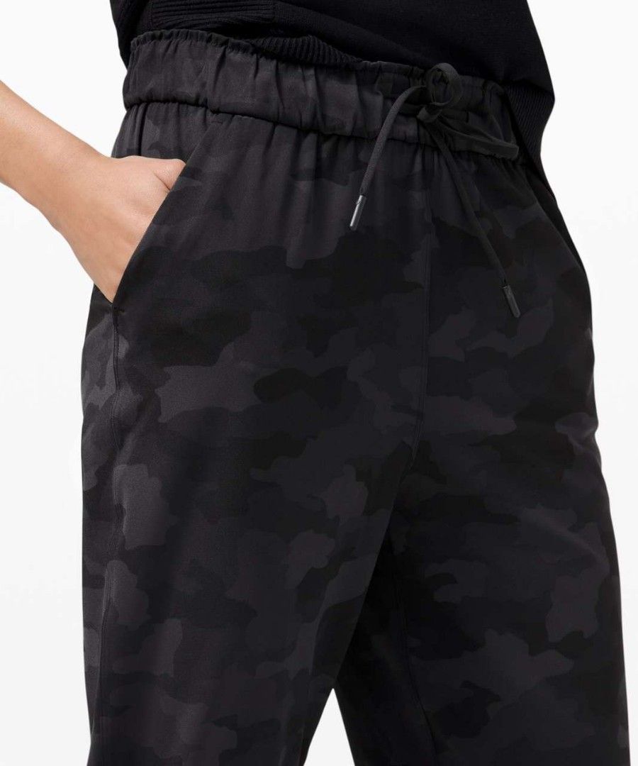 10 Lululemon Stretch High Rise Joggers Heritage 365 Camo Deep Coal Multi Women s Fashion Activewear on Carousell