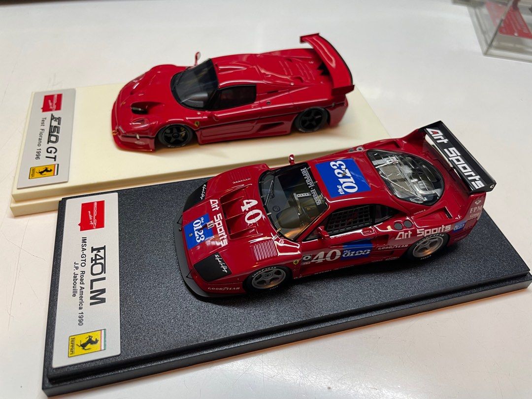 1/43 Makeup Ferrari F40 & F50 models car(詳見內容), 興趣及