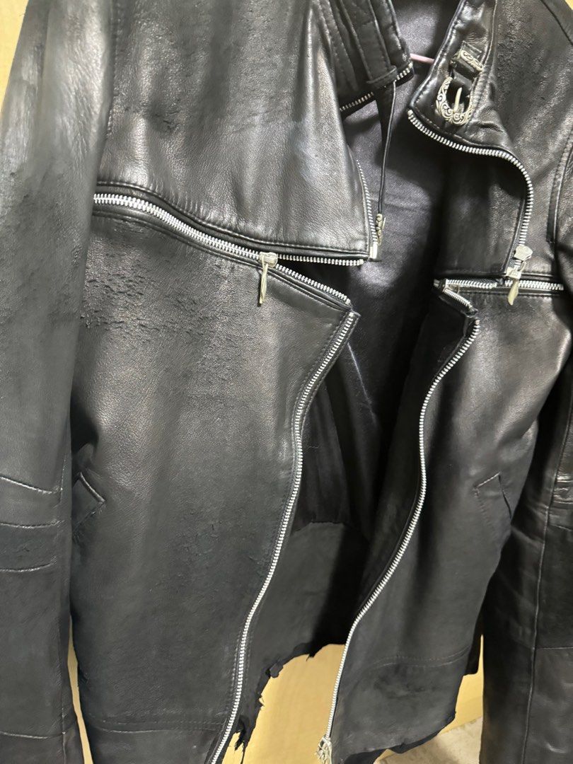 14th addiction cross zipper Jacket, Men's Fashion, Coats, Jackets